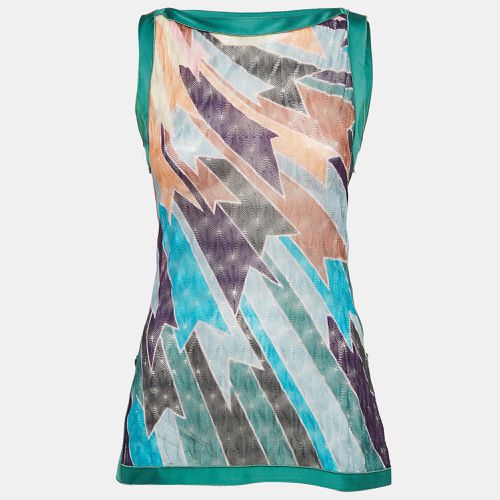 Missoni Patterned Knit Sleeveless Top S - M Missoni - Modalova