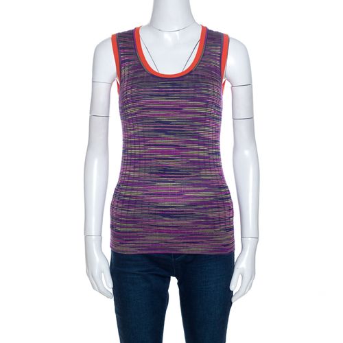 Knit Contrast Trim Sleeveless Tank Top M - M Missoni - Modalova