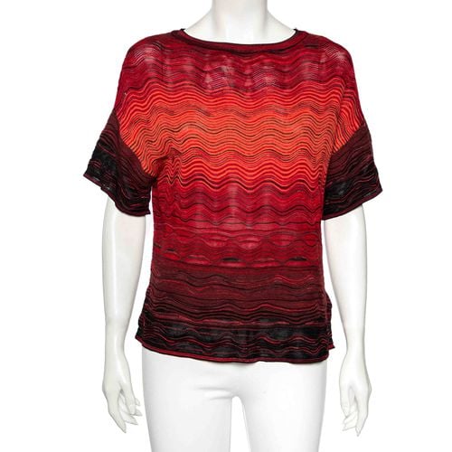 Wave Pattern Knit Oversized Top S - M Missoni - Modalova