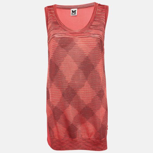 Patterned Knit Sleeveless Top M - M Missoni - Modalova