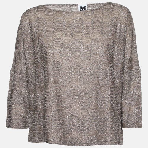 Lurex Zig Zag Knit Top S - M Missoni - Modalova