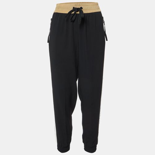 Crepe Logo Tape Trimmed Trackpants L - Moncler - Modalova