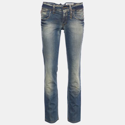 Denim Tapered Leg Jeans S - Moschino Jeans - Modalova