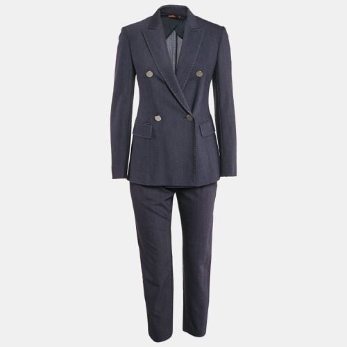 Cotton Double Breasted Pants Suit S - Max Mara Studio - Modalova