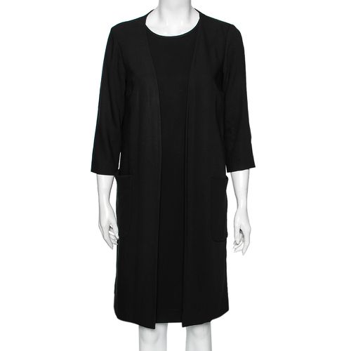 Crepe Overlay Detail Shift Dress M - Max Mara - Modalova