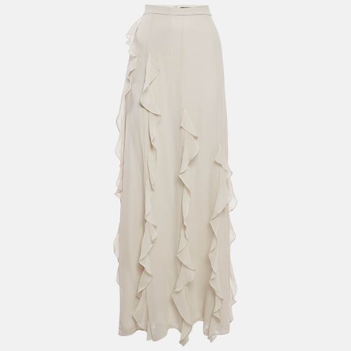 Silk Ruffled Maxi Skirt L - Max Mara - Modalova