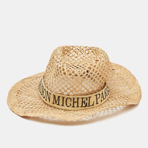 Straw Sun Hat M - Maison Michel Paris - Modalova