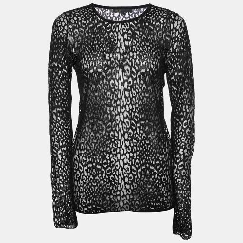 Patterned Lace Full Sleeves Top S - Maje - Modalova