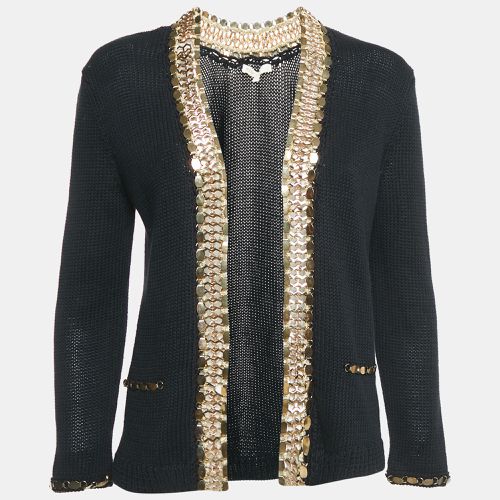 Embellished Linen and Cotton Fascinate Cardigan S - Maje - Modalova