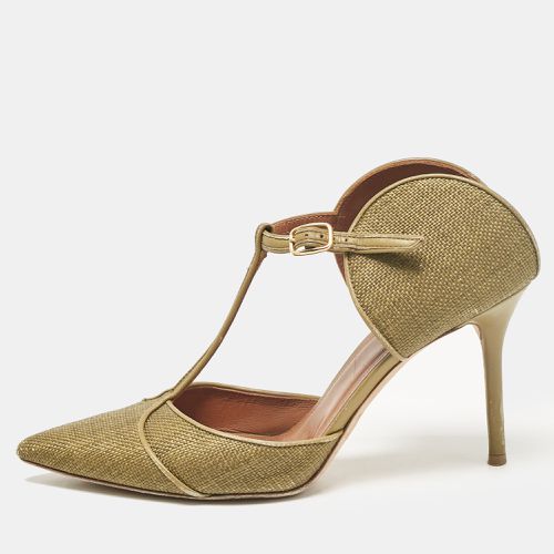 Leather and Raffia Pumps Size 39 - Malone Souliers - Modalova