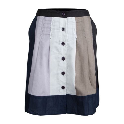 Colorblock Cotton Button Front Skirt S - Marc by Marc Jacobs - Modalova