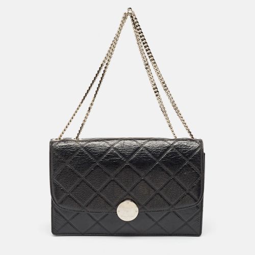 Glossy Quilted Leather Trouble Flap Shoulder Bag - Marc Jacobs - Modalova