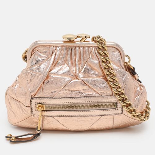 Rose Leather Stam Shoulder Bag - Marc Jacobs - Modalova