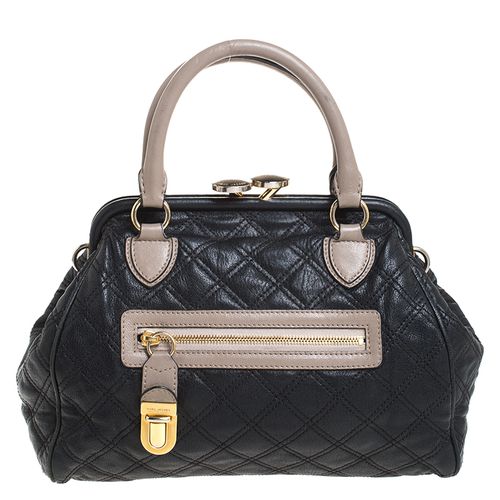 Quilted Leather Mini Stam Satchel - Marc Jacobs - Modalova