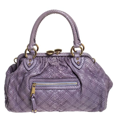 Quilted Python Stam Satchel - Marc Jacobs - Modalova