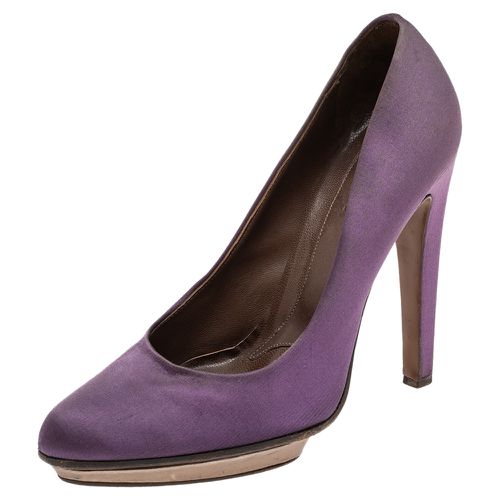 Satin Platform Pumps Size 40 - Marni - Modalova