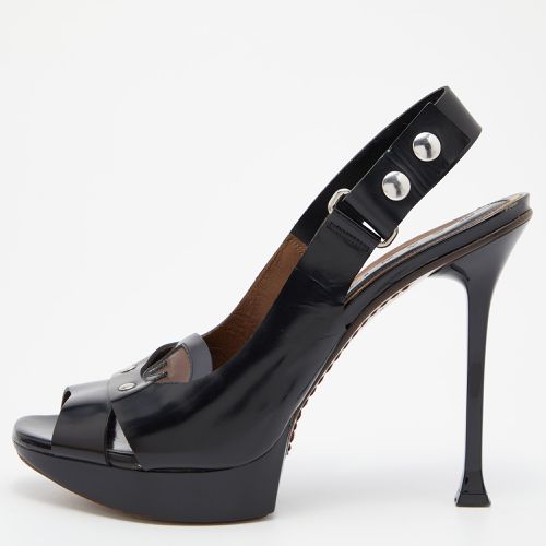 Leather Peep Toe Sandals Size 40 - Marni - Modalova