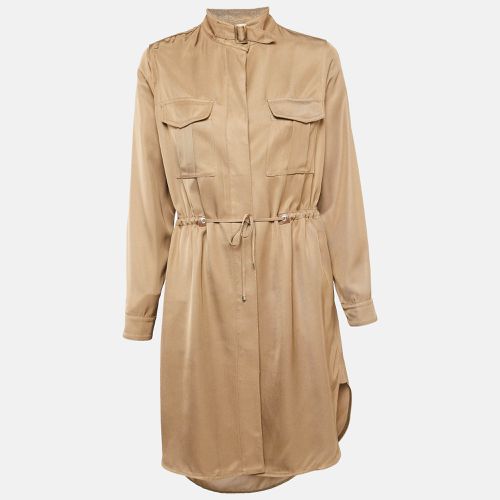 Gabardine Shirt Dress S - Massimo Dutti - Modalova