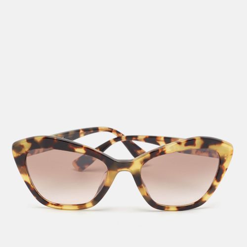 Havana Gradient SMU05U Cat Eye Sunglasses - Miu Miu - Modalova