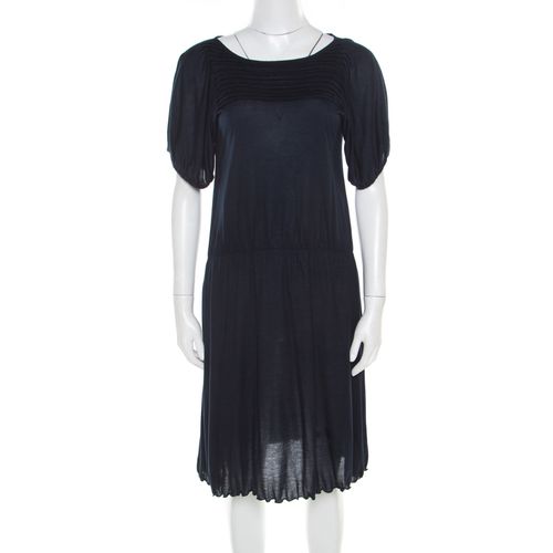 Cotton Jersey Gathered Dress S - Miu Miu - Modalova