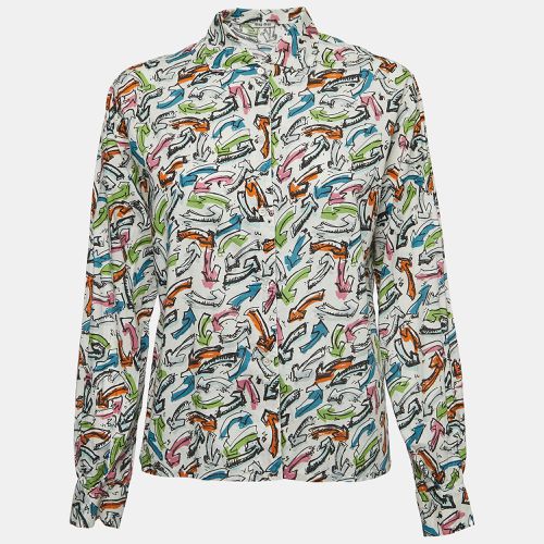 Arrow Print Cotton Full Sleeve Shirt S - Miu Miu - Modalova