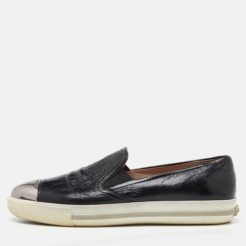 Patent Leather Slip On Sneakers Size 41 - Miu Miu - Modalova