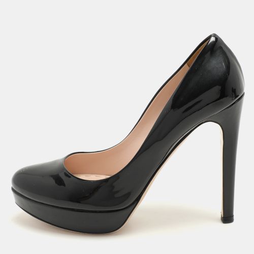 Patent Leather Platform Pumps Size 40 - Miu Miu - Modalova