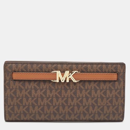 Signature Coated Canvas Large Reed Wallet - Michael Kors - Modalova