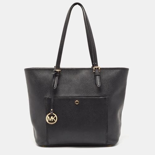 Leather Jet Set Top Zip Tote - Michael Kors - Modalova