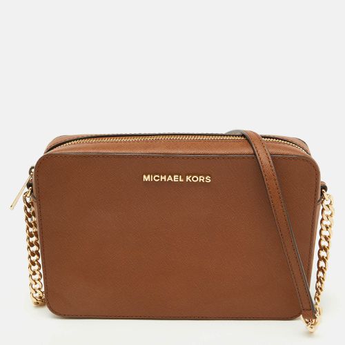 Leather Jet Set Camera Crossbody Bag - Michael Kors - Modalova