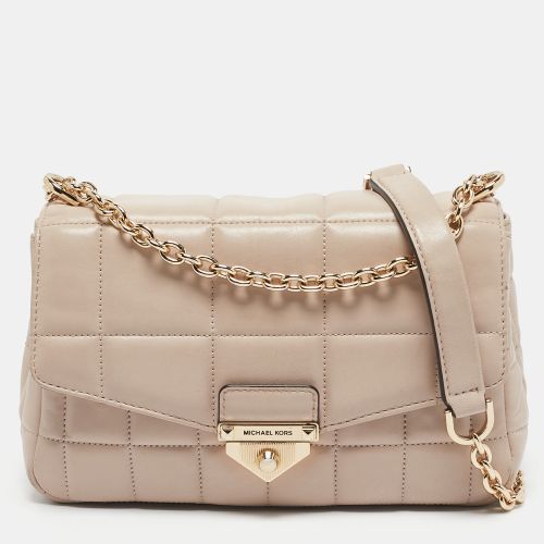 Light Quilted Leather Large Soho Shoulder Bag - Michael Kors - Modalova