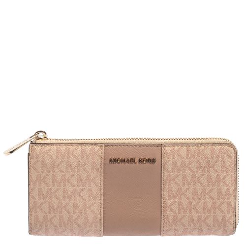 Signature Leather Zip Around Wallet - Michael Kors - Modalova