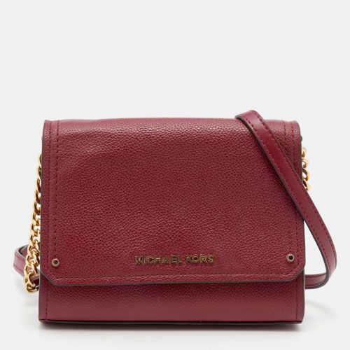 Leather Jet Set Flap Crossbody Bag - Michael Kors - Modalova