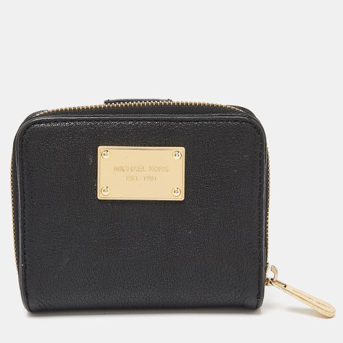 Leather Zip Around Wallet - Michael Kors - Modalova