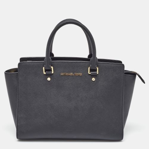 Saffiano Leather Large Selma Satchel - MICHAEL Michael Kors - Modalova