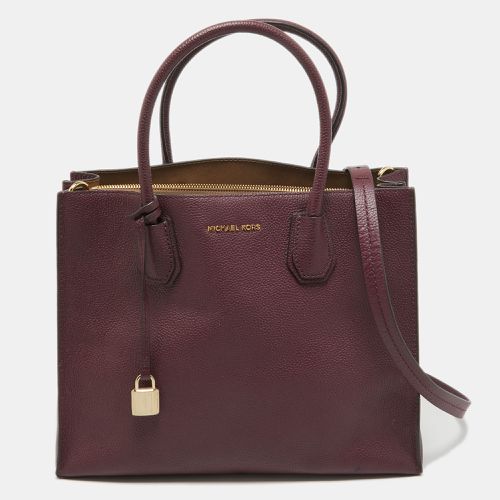 Grained Leather Large Mercer Tote - MICHAEL Michael Kors - Modalova