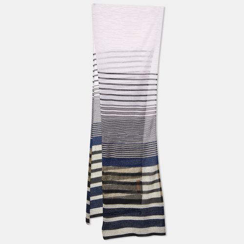 Striped Lurex Knit Stole - Missoni - Modalova