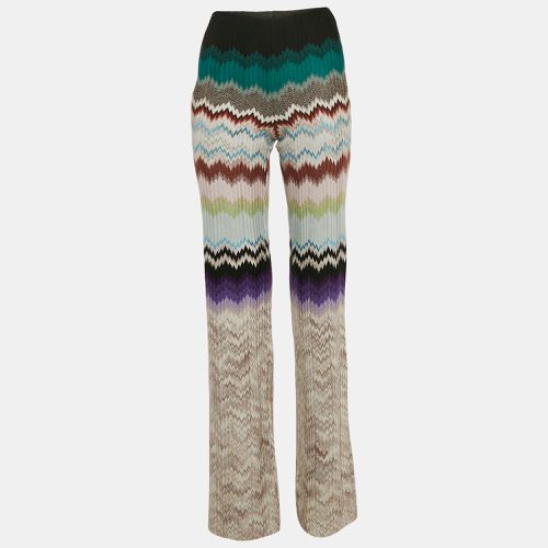 Chevron Knit Flared Trousers S - Missoni - Modalova