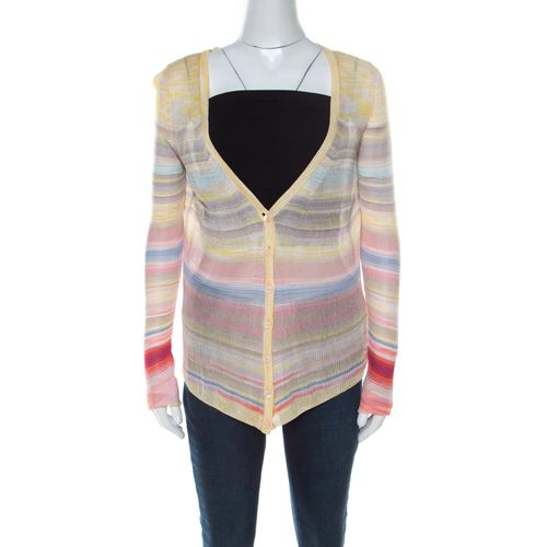 Striped Knit Cardigan M - Missoni - Modalova