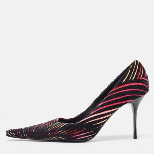 Velvet Suede Pointed Toe Pumps Size 37 - Missoni - Modalova