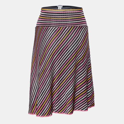 Striped Knit Mini Skirt M - Missoni Sport - Modalova