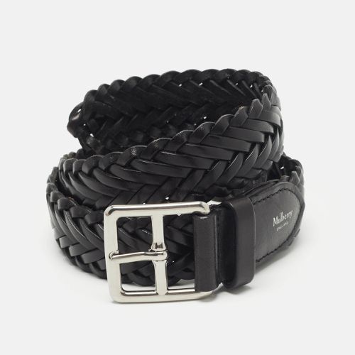 Woven Leather Buckle Belt M - Mulberry - Modalova