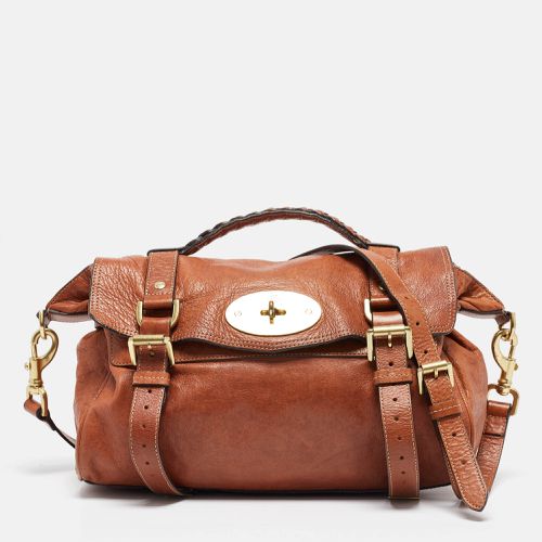 Leather Small Alexa Satchel - Mulberry - Modalova