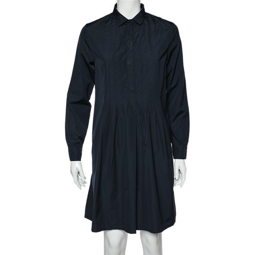 Cotton Pleated Shirt Dress M - S'Max Mara - Modalova