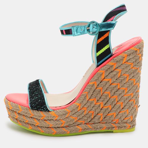 Fabric and Leather Lucita Espadrille Sandals Size 40 - Sophia Webster - Modalova