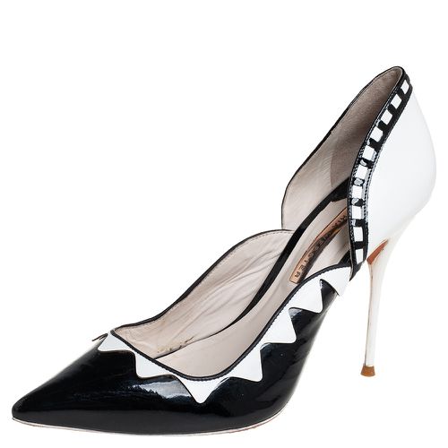 White Patent Leather And Leather D'orsay Pumps Size 40 - Sophia Webster - Modalova