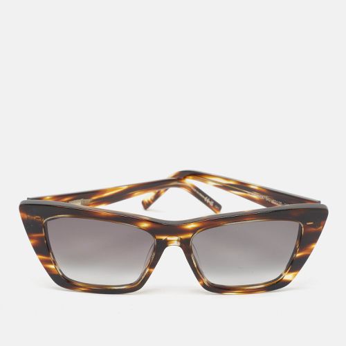 Saint Laurent Tortoise Shell/ Gradient SL276 Rectangle Sunglasses - Saint Laurent Paris - Modalova