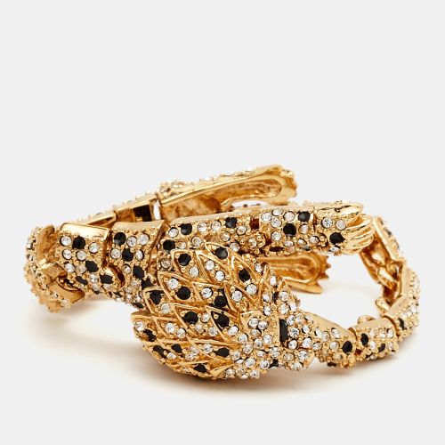 Hedi Slimane Crystals Enamel Tone Bracelet - Saint Laurent Paris - Modalova