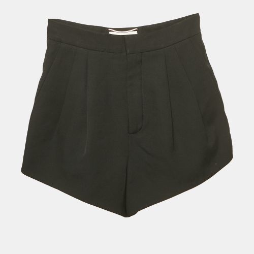 Saint Laurent Wool Pleated Shorts S - Saint Laurent Paris - Modalova