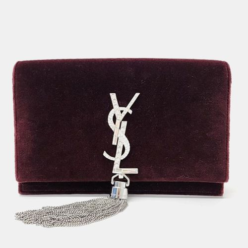 Saint Laurent Velvet Kate Chain Crossbody bag - Saint Laurent Paris - Modalova